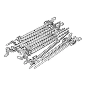 Stainless Steel Cable Railing Kit, Adjustable Angle Cable Railing Kit High Tensile Strength for Stair Railings for Deck Railings(3/16)