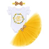 Traje adecuado para hermana: adorable ropa para bebés, niños pequeños, niñas, hermanas y hermanas. Bebé gemelos, ropa a juego para niñas, encantadora y atractiva. Deja que tu pequeño celebre la llegada de sus nuevos hermanos con este divertido kit de iniciación para niños. Vamos a celebrar pelele, falda y diadema. Hemos hecho un traje especial de hermana para niños de 6, 9, 12, 18 meses, 2, 3, 4, 5 y 6 años