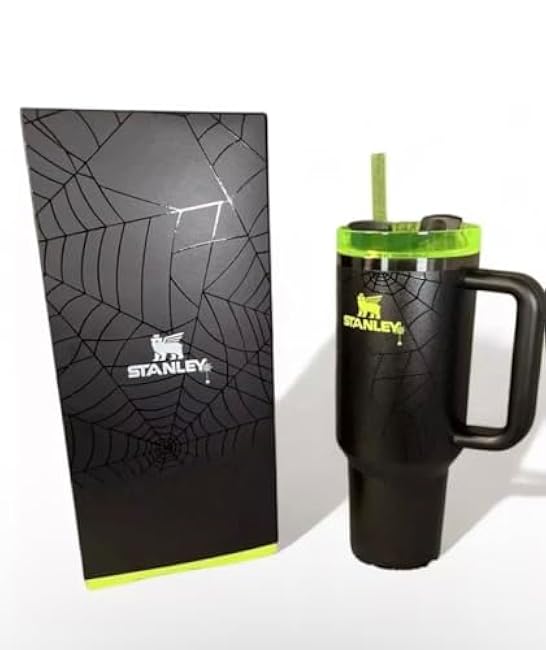 Stanley 40 oz Insulated Travel Mug - The Halloween Quencher H2.0 | Stainless Steel | 1913 | FlowState Tumbler