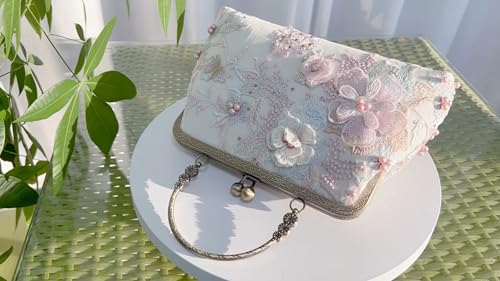 Image of Evening Bag Vintage Purse Kiss Lock Purses and Handbags for Women Formal