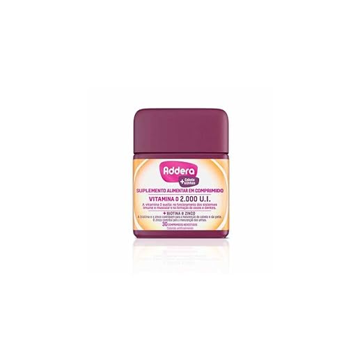ADDERA+CABELOS UNHAS 30CP