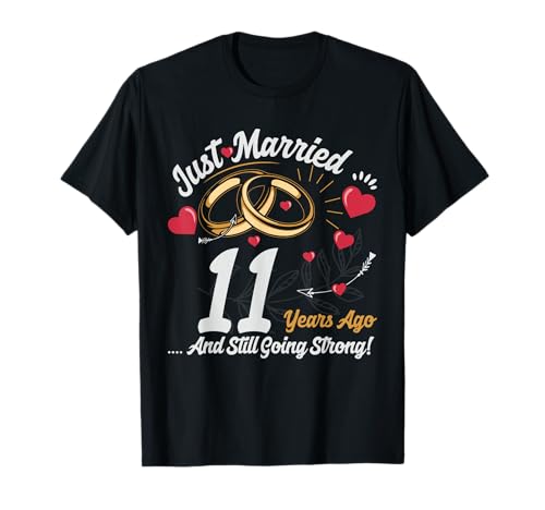 Vintage 11 years marriage anniversary Crew legends His/Her Camiseta
