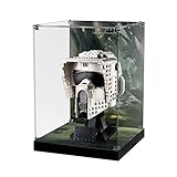 lego star wars scout fighter A prueba de polvo y pantalla: la vitrina acrílica transparente y transparente no solo puede proteger sus modelos de construcción contra la contaminación por polvo, sino que también le permite a usted y a su familia y amigos apreciar su colección de modelos en cualquier momento, ofrece protección y al mismo tiempo demuestra completamente. También es una decoración muy creativa para guardar y proteger.