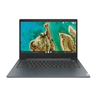 Lenovo (14 Zoll Full HD matt) Notebook (Intel Celeron N4020 Dual Core, 4GB RAM, 64GB Flash, Intel UHD Grafik, Chrome OS) Abyss Blue