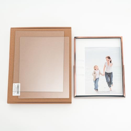 Calculs FF-810-COP-01 Copper Floating Frame Vertical Shelf Picture Frame Tabletop Copper Sign Photobooth Place Card/Menu Holder thumb #3