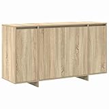 【 Material Duradero:】 Hecho de madera de calidad, este aparador no solo es atractivo, sino que también es resistente para el uso diario. Su construcción sólida te brinda la tranquilidad de que tu almacenamiento soportará cenas familiares y reuniones.