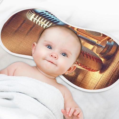 Baseball Baby Burp Cloths Burp Cloth Rags Cotton Burp Clothes Absorbent Muslin Burp Cloths Soft for Girl Unisex Boy Newborn 1 Pack 22x11 Inches4