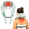 Snailax cordless neck shoulder massager with heat 4d deep tissue kneading shiatsu back massager pillow for neck shoulder christmas gifts for men women  urban country home decor