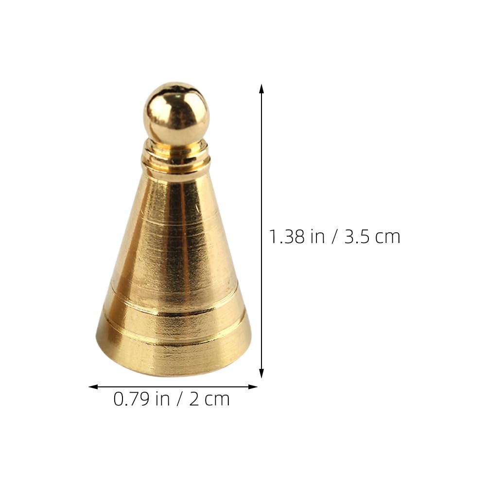 Cabilock Ensemble De 3 Moules À Cônes D'Encens en Laiton pour Fabrication D'Encens Cône DIY Accessoires Polyvalents pour Projets Artisanaux Et Salon De Thé 1.38X0.79X0.79In