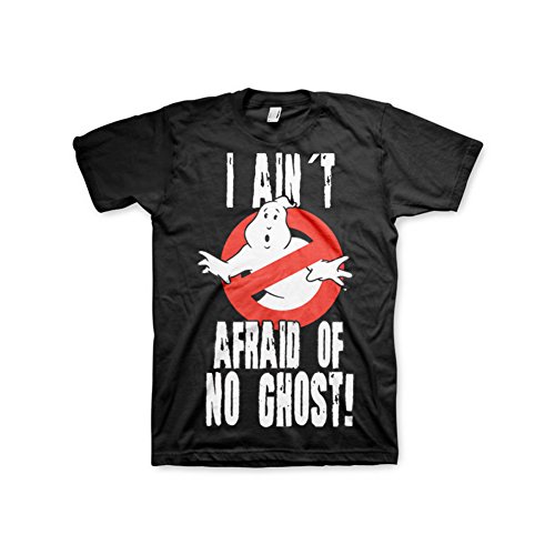 T-shirt Ghostbusters noir à porter pour une soirée cinéma rétro
