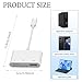 SD Card Reader for iPhone 16 15, MBODMI 3 in 1 SD/Micro SD Memory Card for iPhone/Mac, Digital Camera Adapter to iPhone with USB A Port for Laptop and More Android USB-C Devices,No App Required