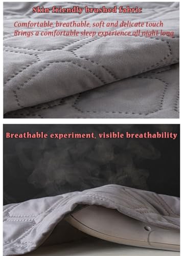 Protège-matelas imperméable lavable en machine jupe extra profonde - 7