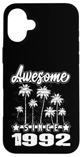 Awesome Since 1992 Birthday 1992 Vintage 1992 Vintage �X�}�z�P�[�X iPhone 16 Plus �p