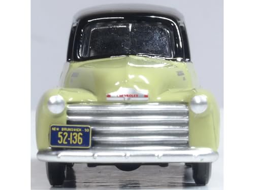 Modelo escala 1:87 Chevy Panel Van verde y negro miniatura 3