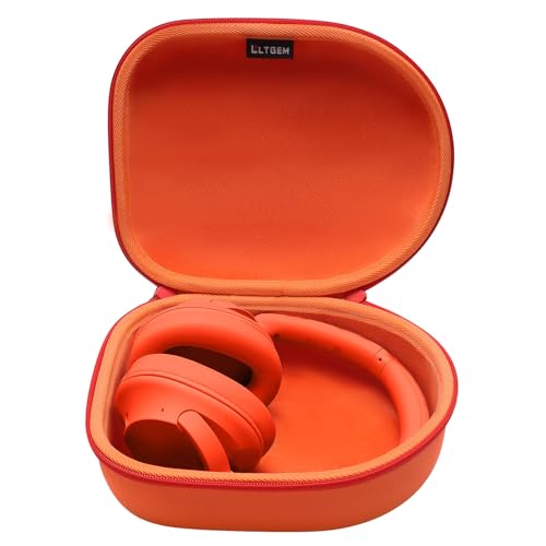 Image of Headphone Headset Case Compatible with JBL, Beats, Sony, Soundcore Anker, Raycon, TOZO, SteelSeries, Logitech, Jabra, Bose, Audio-Technica, Sennheiser Headphones, Orange