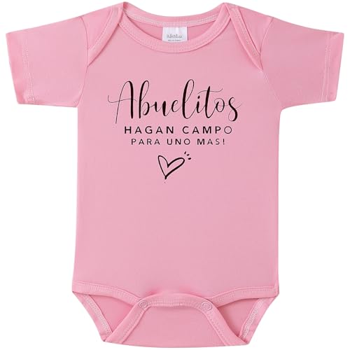 Baby Announcements Ideas,Abuelitos Hagan Campo Para Uno Mas Spanish Pregnancy Announcement Infant Bodysuit