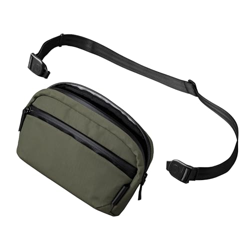 ALPAKA Flight Sling Bag 1L - Small Mens Crossbody Bag with Adjustable & Detachable Shoulder Strap - Tech Organizer (Grün)