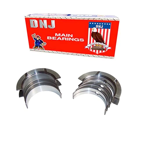 DNJ MB1135 Main Bearings Set Standard for 1990-2011 Chrysler, Dodge, Eagle, Jeep, Plymouth, Volkswagen Caravan, Concorde, Dynasty 3.3L-3.8L V6 12V OHV 3778cc