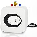 Ganggend Electric Mini-Tank Water Heater 2.5 Gallon 110V 1500W Under Sink Instant Hot Water Heater for Kitchen,RV,Laundry,Food Truck, Wall or Floor Mounted