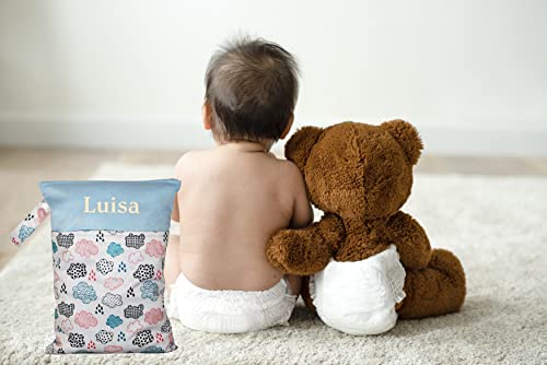 Weidenblatt In Deutschland mit Namen personalisierte Wetbag Nasstasche – Ansicht 9