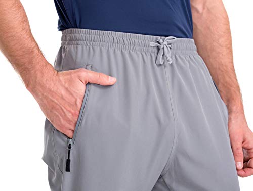 Image of clothin Mens Workout Athletic Pants Elastic-Waist Drawstring Pants for Sport Exercise Travel,Quick-Dry,Stretchy