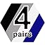 1 Pair Black/ 1 Pair White/1 Pair Blue/ 1 Pair Gray