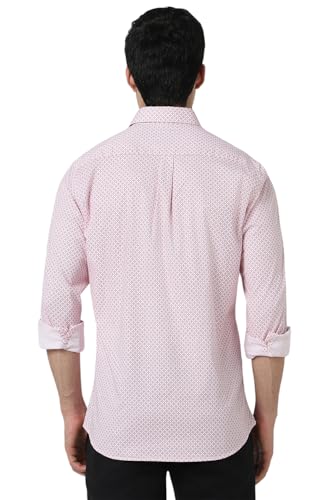 Image of Van Heusen Casual Printed Shirt for Men| Premium Cotton| Full Sleeves| Slim Fit |Breathable Fabric