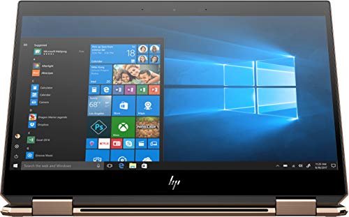 Image of HP Spectre x360 13-ap0102TU 2019 13.3-inch UHD Laptop (8th Gen Intel Core i7-8565U /16GB /1TB SSD /Win 10 /MS Office /Intel UHD Graphics 620), Dark Ash Silver