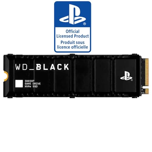 Image of WD BLACK 1TB SN850P NVMe SSD, Read: 7300MB /s and Write: 6300MB /s, Licensed for PS5 Consoles - WDBBYV0010BNC-WRSN