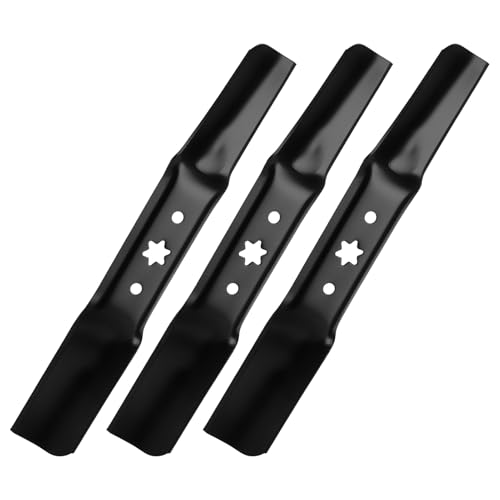 Aeagle 942-05052A Mower Blades for Cub Cadet ZT1 ZT2 Ultima Zero Turn XT1 XT2 Enduro Series LT50 GT50 RZT50 RZT-L34 50 Deck Lawn Tractor Replaces 742-05052A High Lift 6 Point Star 3 Pack (Black)