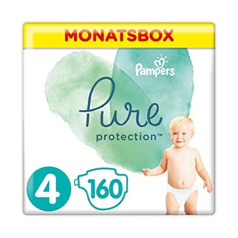Pampers Baby Windeln Größe 4 Pure Protection, 160 Stück Cover