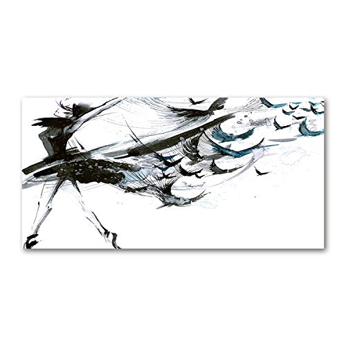 Splashback guard en verre trempé sécurit Tulup avec design artistique de ballerine
