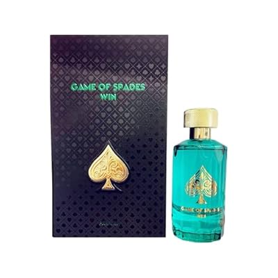 Jo Milano Game of Spades Win Parfum Spray | 3.4 oz 100ml | Fresh, Floral, Musk, Sweet, Amber, Vanilla Scent | Long Lasting Fragrance for Men and Women Unisex