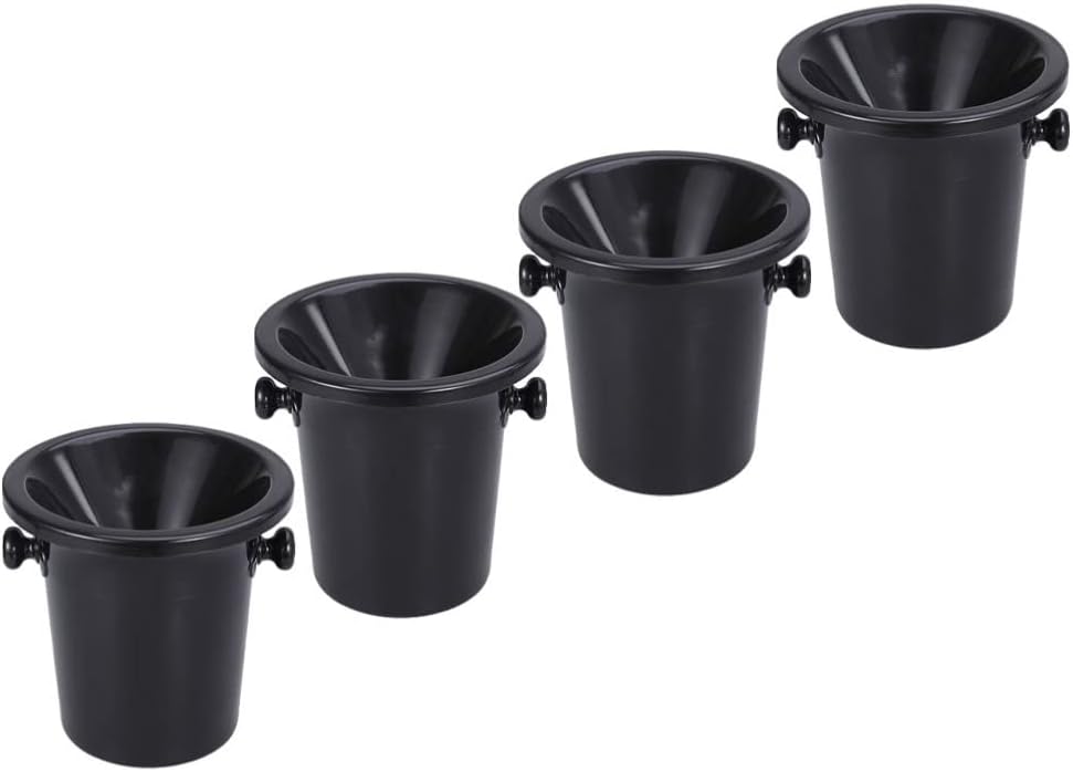 Luxshiny Wine Tasting Spittoons 4pcs Spit Barrel Pp Ice Bucket Plastic Wine