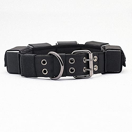 Walktime Tactical Weighted Dog Collar - Weights for Training & Exercise - Small, Medium, Large Dogs, Black, Neck Size 20" - 24" / XL - Image 4