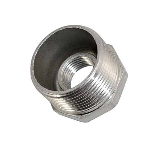 Male x Female Thread Reducer Bushing Pipe Fitting, Adapter, Stainless Steel SS 304 NPT (1-1/4\" Male x 1/2\" Female)
