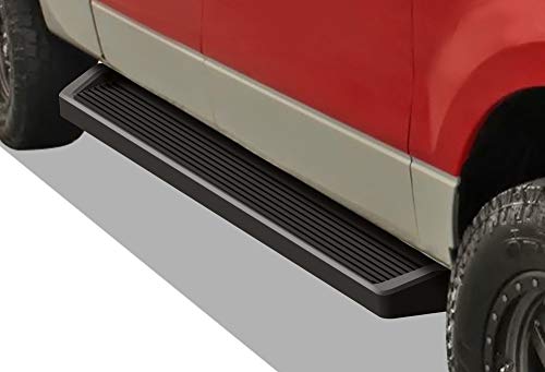 Estribos negros APS 6in para Ford F150 SuperCrew Cab 04-08 miniatura 4