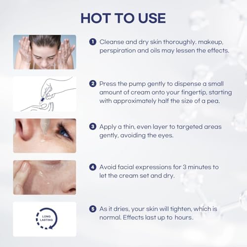 Instant Under-Eye Tightening Serum – Removes Eye Bags, Puffiness, Wrinkles & Dark Circles; Temporary Firming & Lifting Treatment Cream, 20 Tubes (0.5 ml Each)