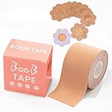 Boob Tape Waterproof Sticky Boobytape Bob Tape for Large Breast Lift Plus Size from A to E Cup