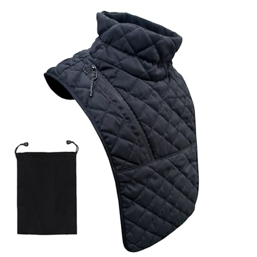 Calentadores de cuello y pecho al aire libre,Collar de pecho a prueba de viento para ciclismo - Bufanda facial ajustable - Calentadores de pecho Polainas de cuello gruesas para actividades al aire lib