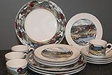Noritake EPOCH Exclusives Pioneer Bay 16 pcs Dinnerware Set ~RETIRED