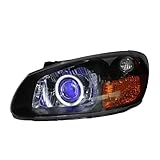 XFHEVTXII Headlight Headlamp Assembly Compatible For Kia Cerato 2008-2013 Angel Eye Lens Low Beam Turn Signal Car Accessories