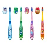 Jordan* STEP3 高機能 子供用 歯ブラシ 6才 7才 8才 9才 やわらかめ 乳歯 永久歯 磨きやすい マジックチップ採用 歯磨き粉 適量マーカー 握りやすい グリップ キャップ付き 【アソート 12本セット】