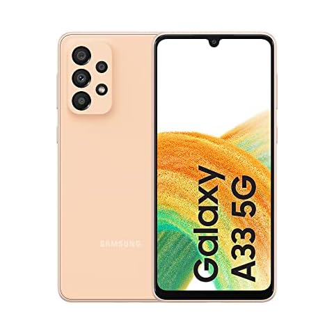 Samsung Galaxy A33 5G SM-A336B 16.3 cm Hybrid Dual SIM Android 12 USB Type-C 6 GB 128 GB 5000 mAh Blue Peach Cover