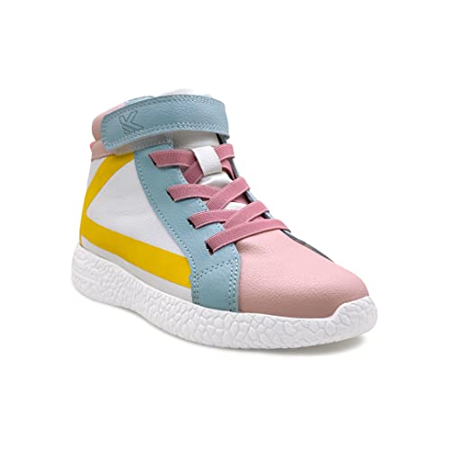 Image of KazarMax Hopits Kids Boys and Girls Ankle Length | High Top | Slip-on Sneakers Shoes | Lightweight | Outdoor Shoes Collection