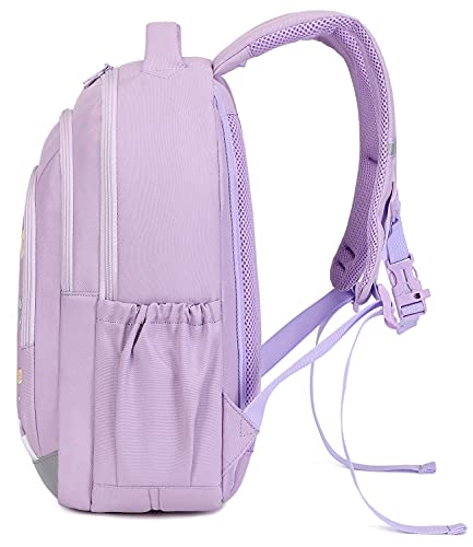 Abshoo Cute Kids Backpack For Girls Kindergarten Elementary Unicorn School Backpacks With Chest Strap (Unicorn Purple)3