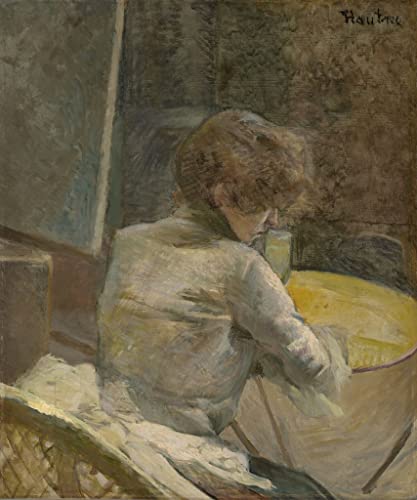 Affiche Henri de Toulouse-Lautrec En attendant pour décoration salon élégante