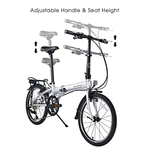 Dahon Mariner D8 Folding Bike, Lightweight Aluminum Frame;