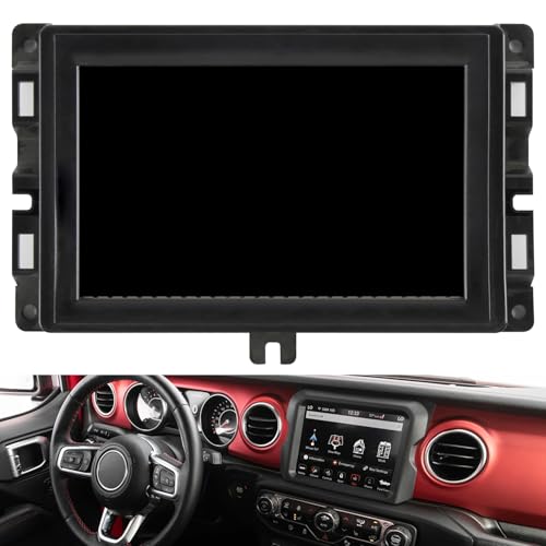 Image of AGCUT Replacement 7 inch Uconnect LCD Display Touch Screen Digitizer for 2017-2020 J-eep Compass Radio N-avigation TDO-WXGA0700K00033-V2 TDO-WXGA0700K00057-V1 LMB-K00057BL with Bracket