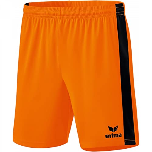 Erima Unisex Erwachsene Retro Star Short (3152107), New orange/schwarz, L